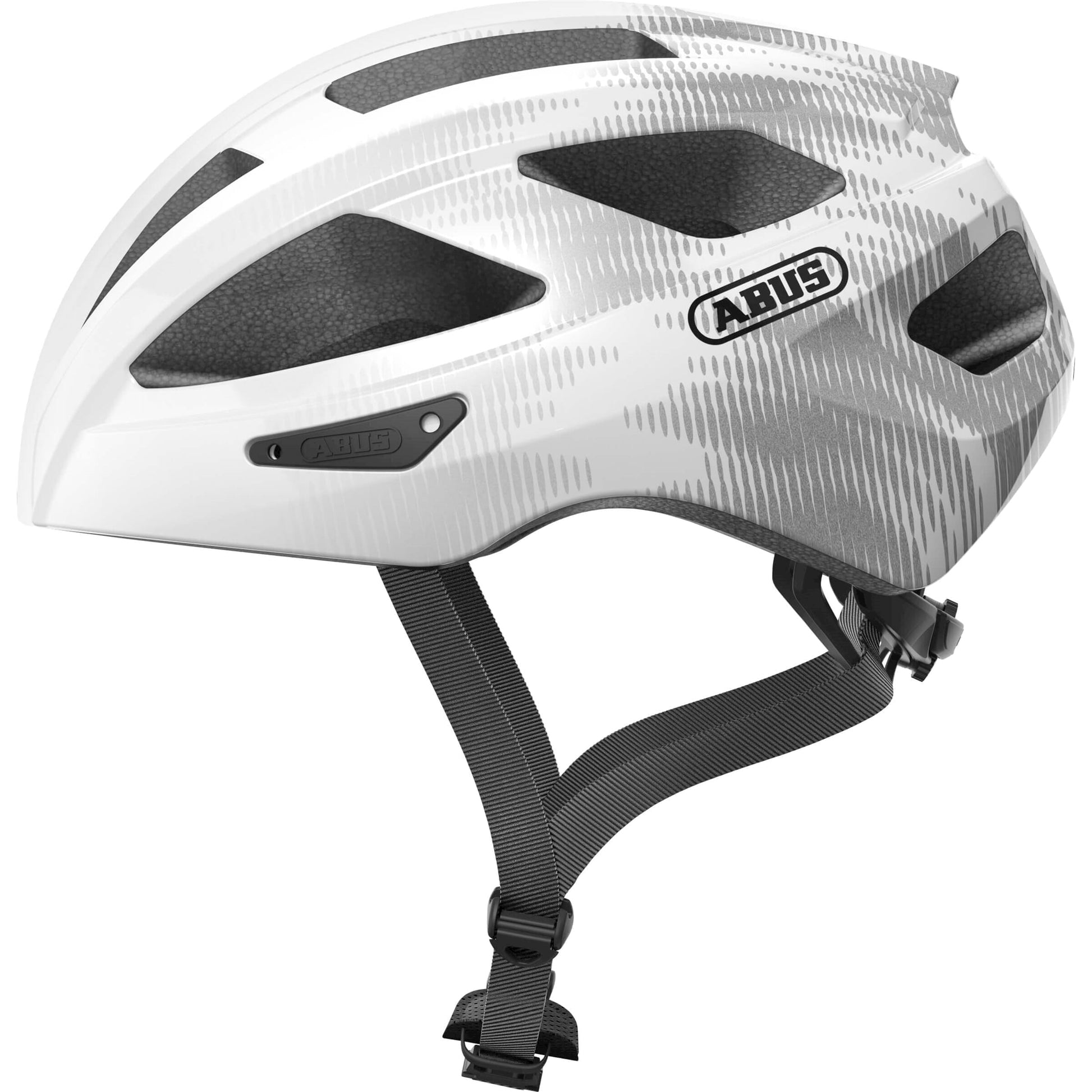 Abus Casque Macatgoud White Silver L 58-62CM