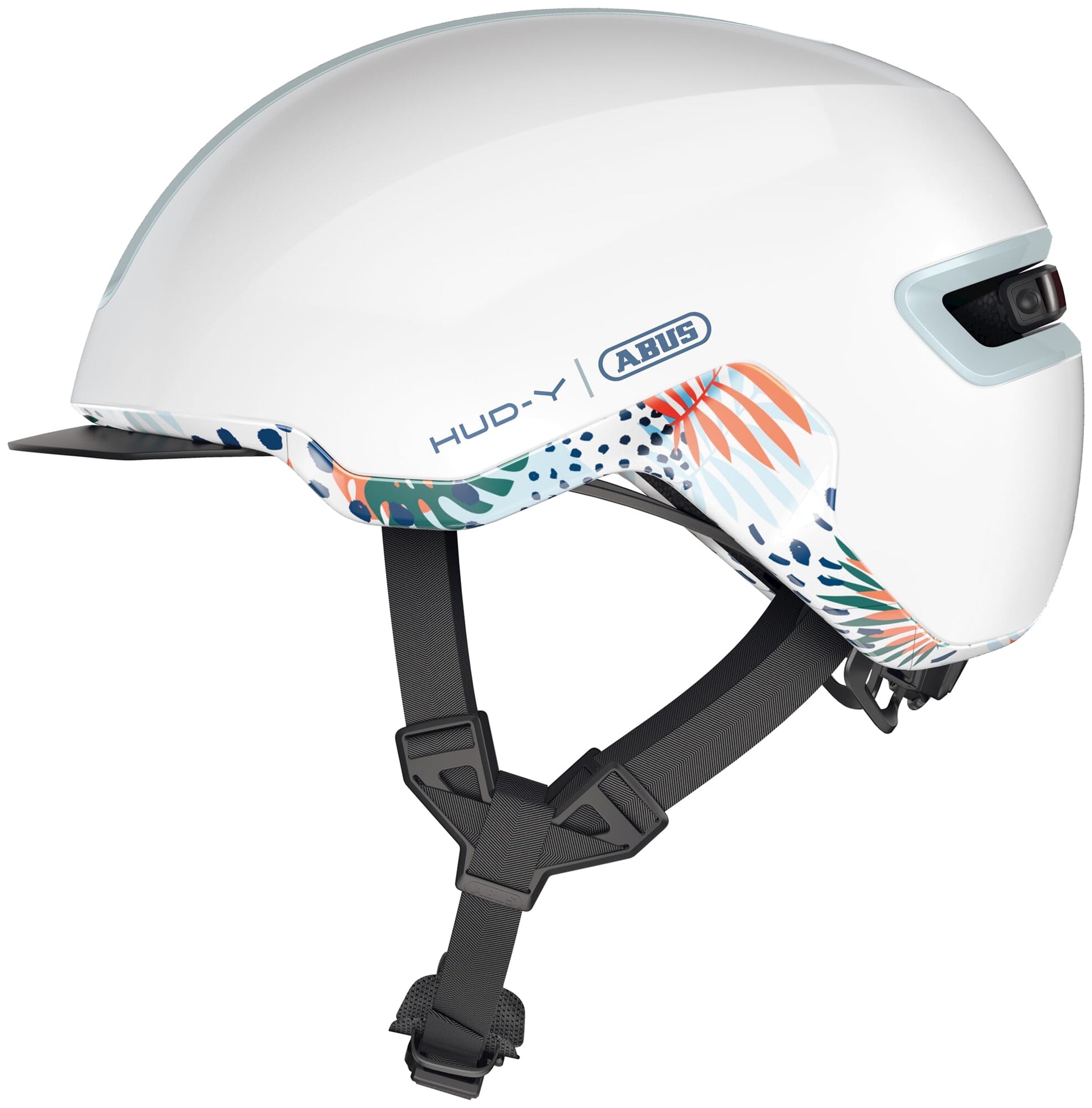 Casque Abus Hud-y Fleur blanc S 48-54 cm
