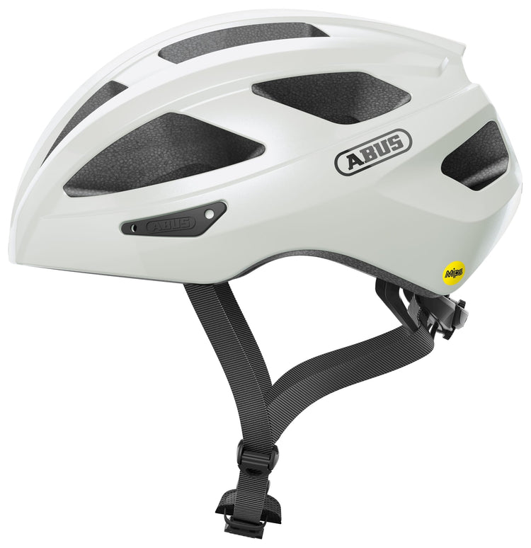 ABUS CASHET MACATOR MIPS PEARL WHITE S 51-55CM