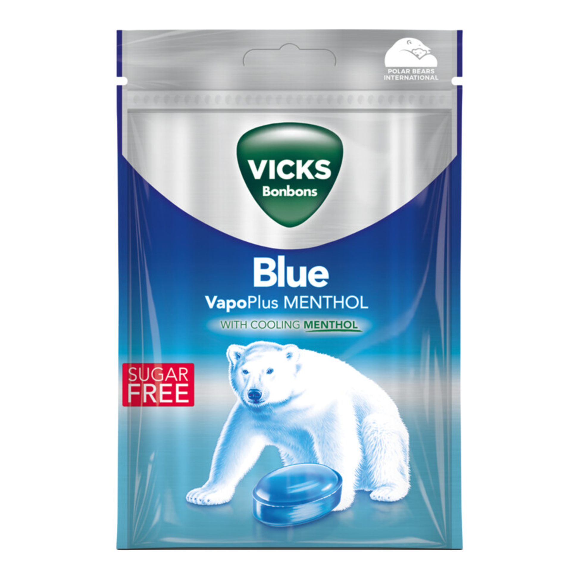 Sachet Vicks bleu sans sucre (20x 72gr)