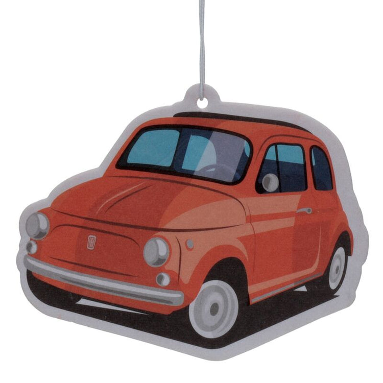 Orange - Retro Red Fiat 500 Faiilles d'air