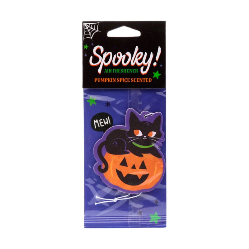 Pumpkin Spice Spooky Black Cat Air Pumpkin Frisher