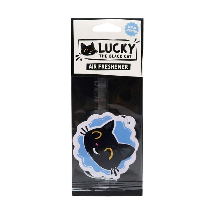 Désodorisant Lemon Lucky le visage de chat noir