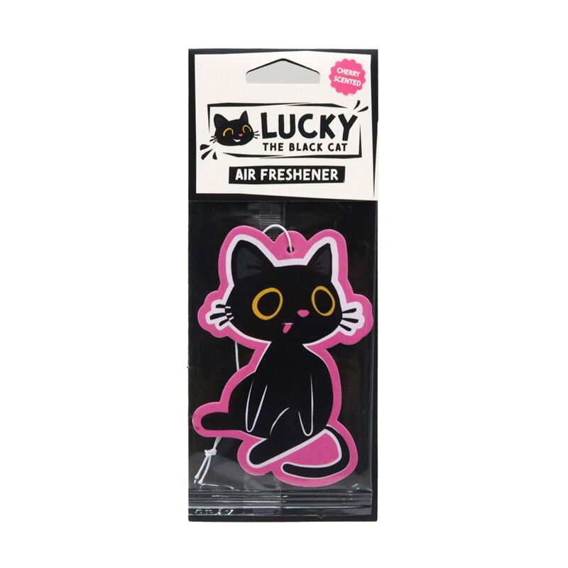 Désodorisant Cerises chanceuses le chat noir