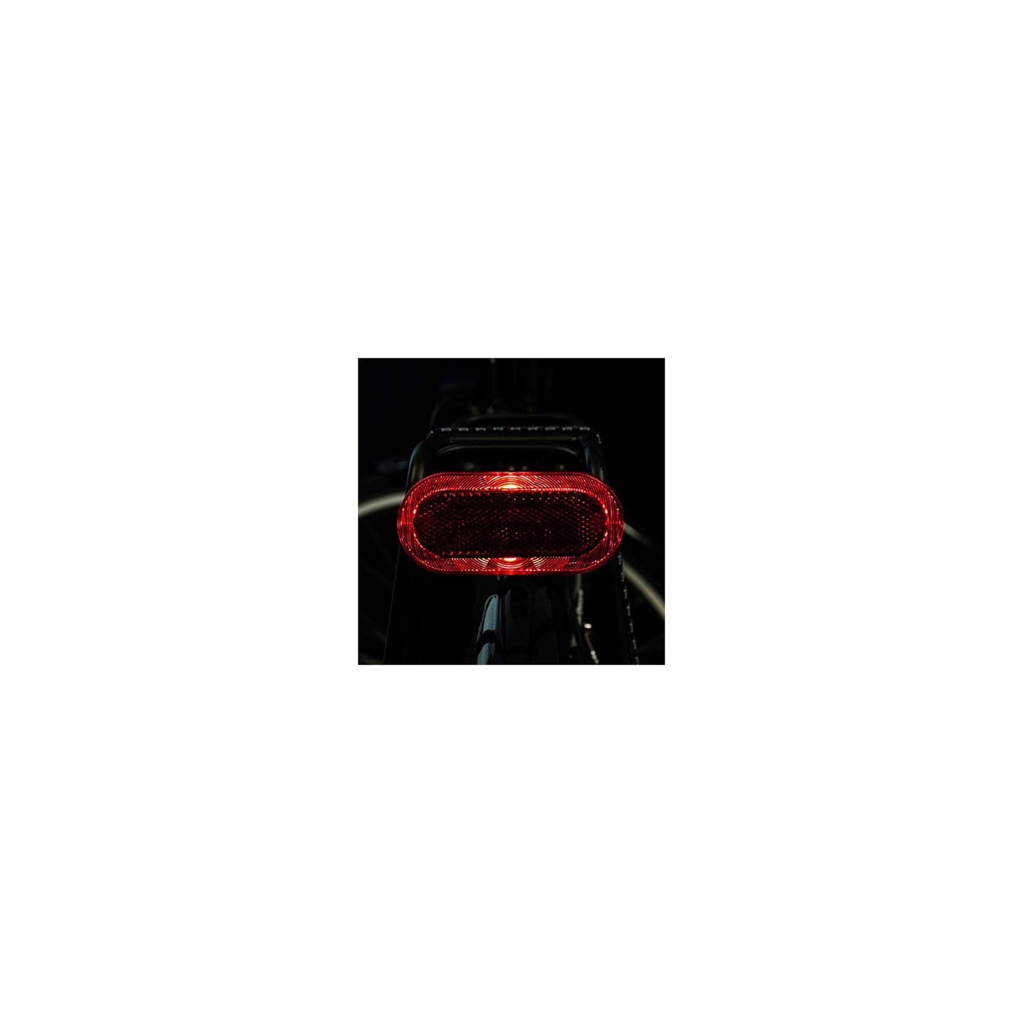 Feu arrière Elips XB batterie LED 80 mm rouge
