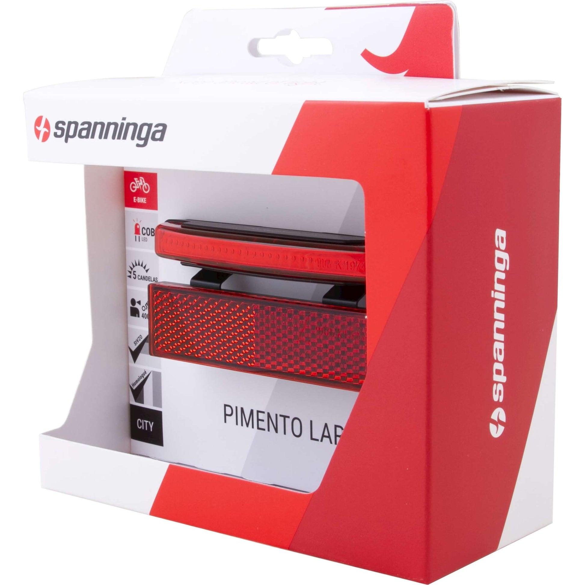 Spanninga arrière Pimento Pimento Grand Xe E-Bike 6-48V 80 mm