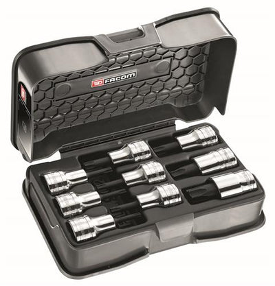 Facom jeu de 9 douilles tournevis torx 1 2
