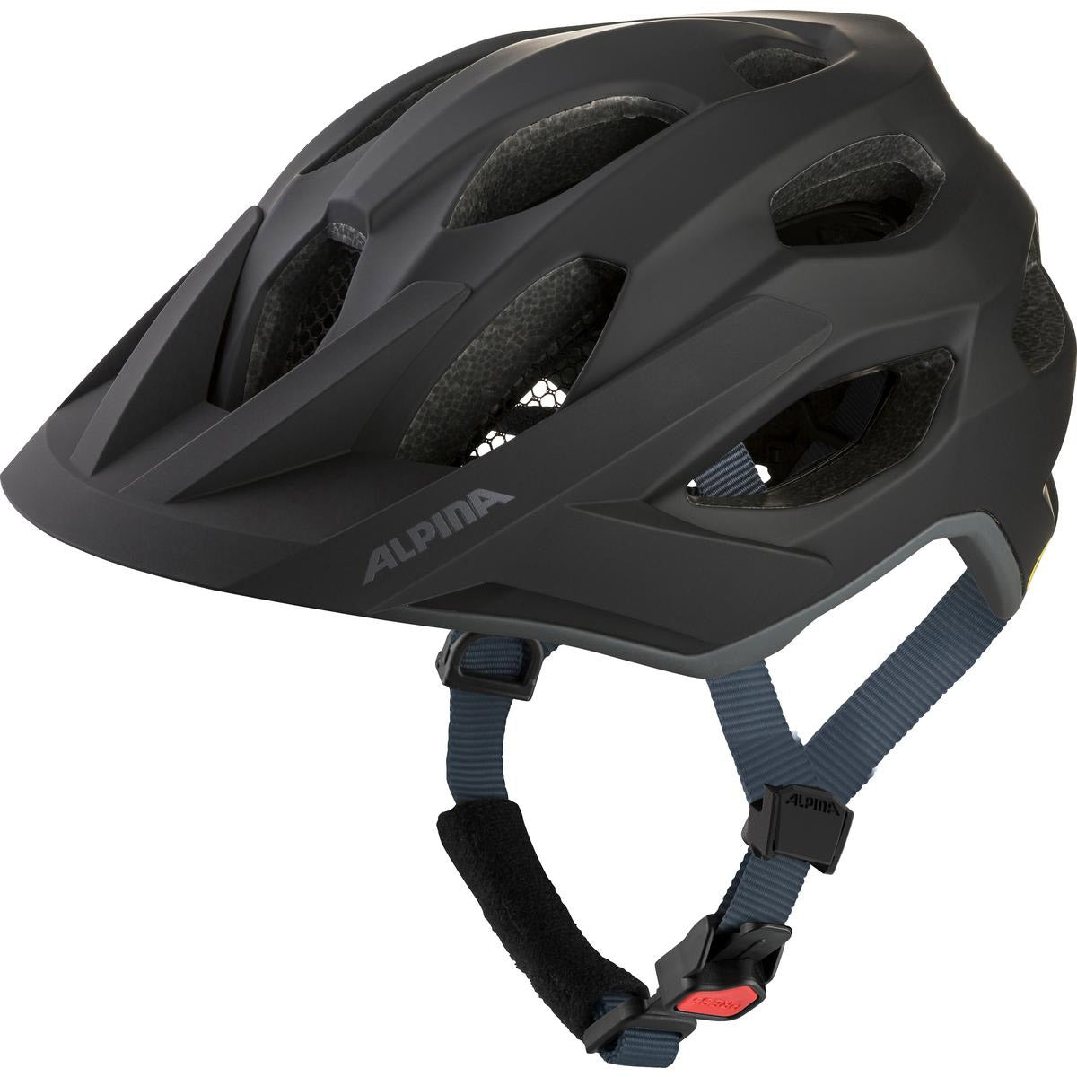 Olympic sportswear alpina sports casque vtt apax mips 57-62 noir mat