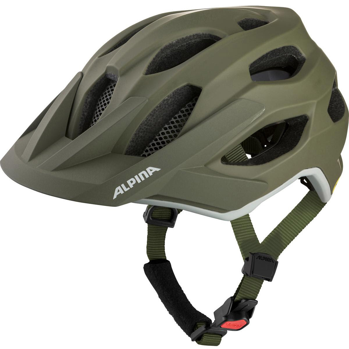 Olympic sportswear alpina sports casque vtt apax mips 52-57 vert mat