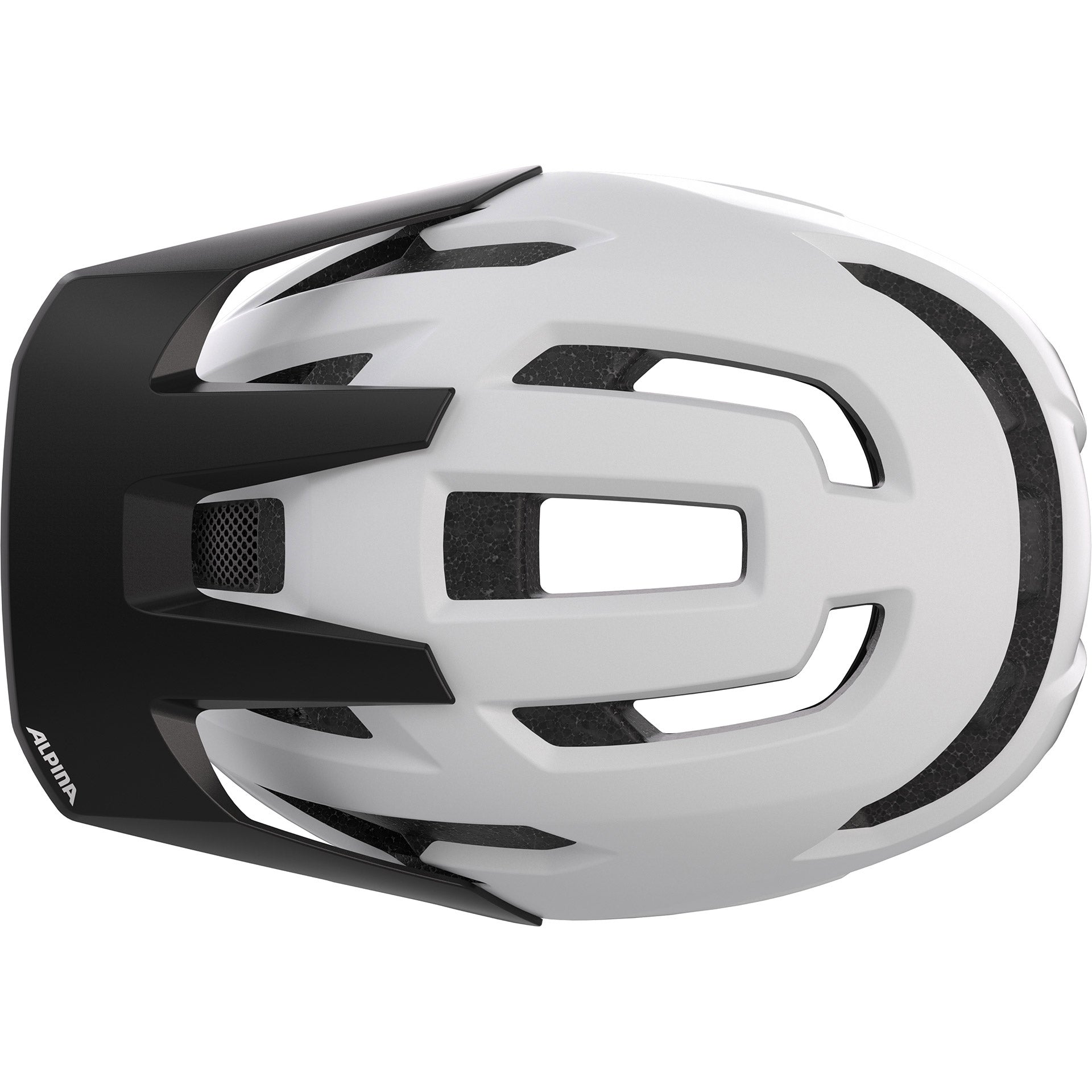 Olympic sportswear alpina sports casque vtt taunus mips 52-56 blanc mat