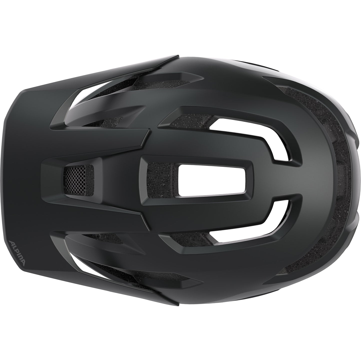 Olympic sportswear alpina sports casque vtt taunus 52-56 noir mat gris