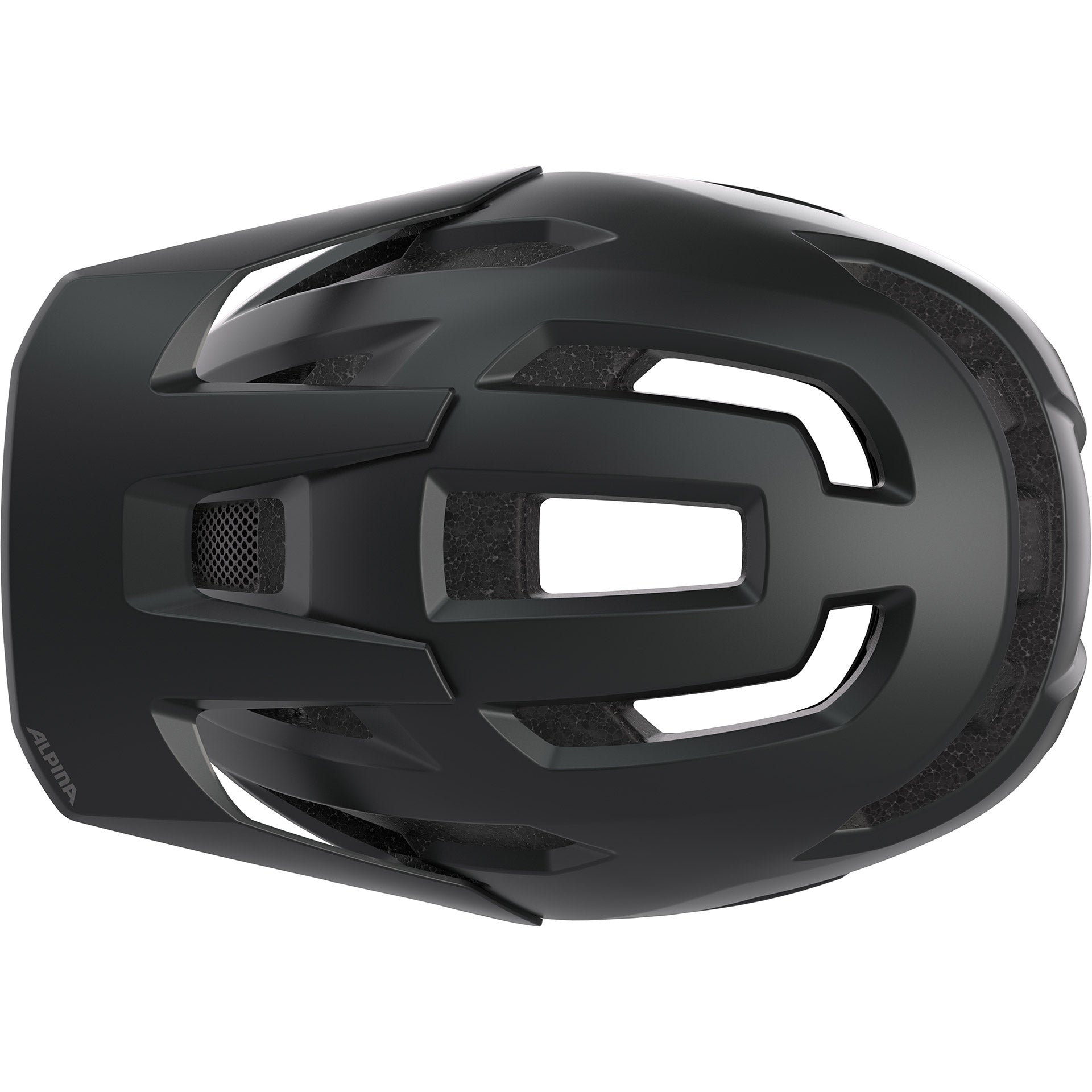 Olympic sportswear alpina sports casque vtt taunus 52-56 noir mat gris