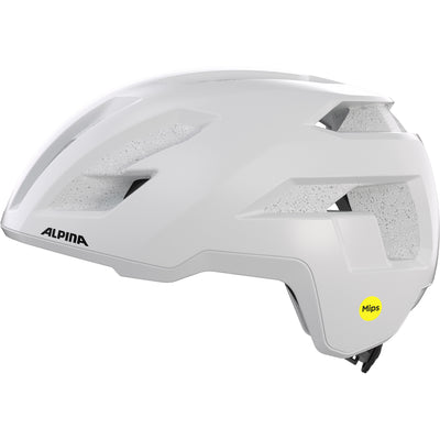 Olympic sportswear alpina sports tour casque taunus gravier mips 52-56 blanc mat