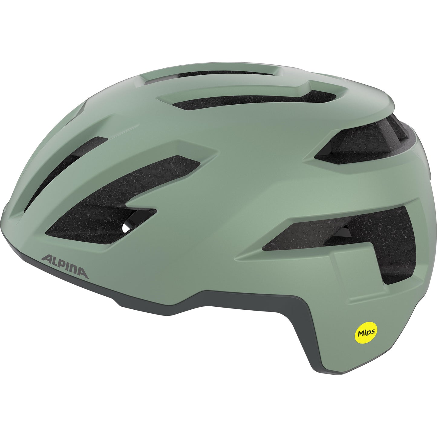 Olympic sportswear alpina sports tour casque taunus gravier mips 55-59 vert mat