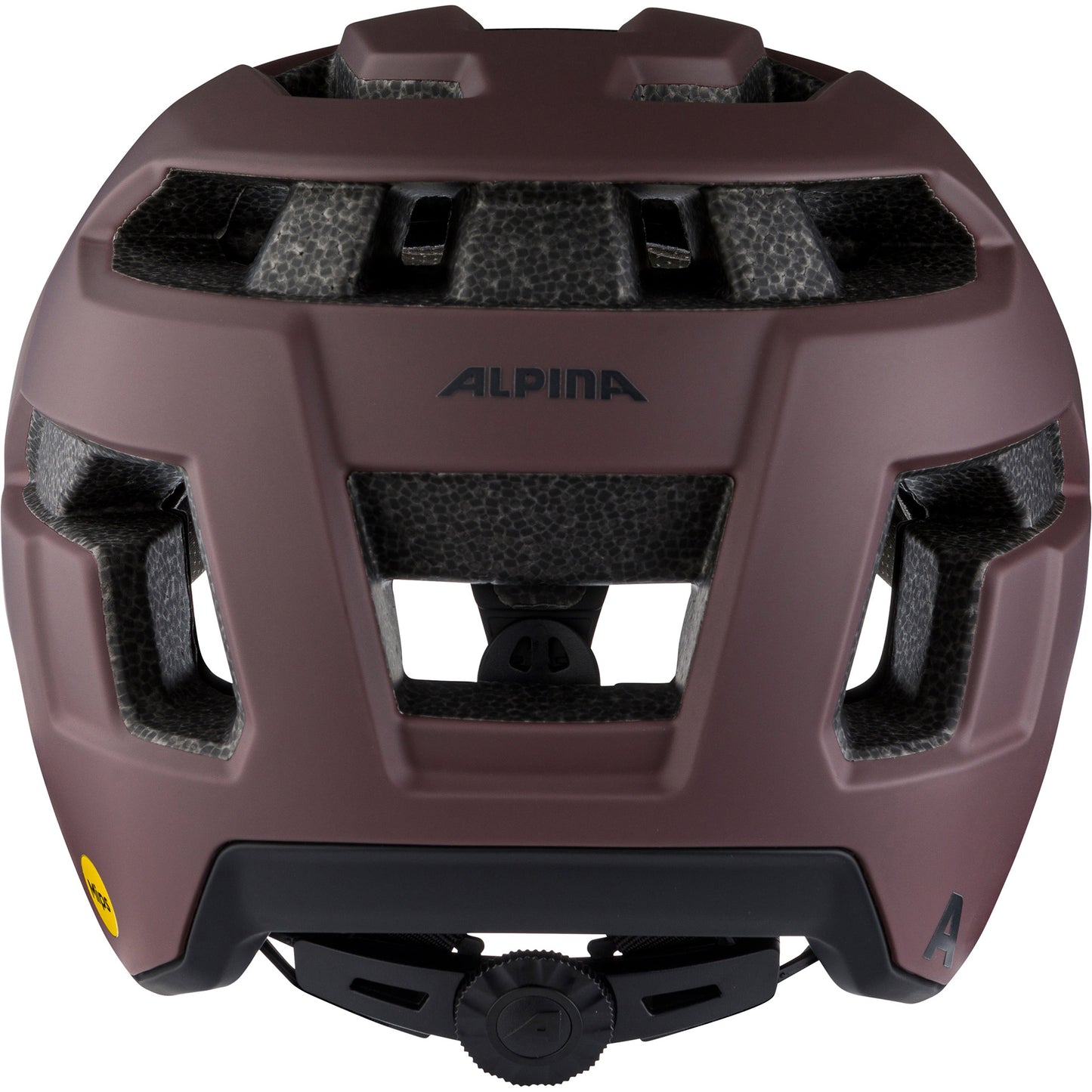 Olympic sportswear alpina sports tour casque taunus gravier mips 52-56 marron foncé mat