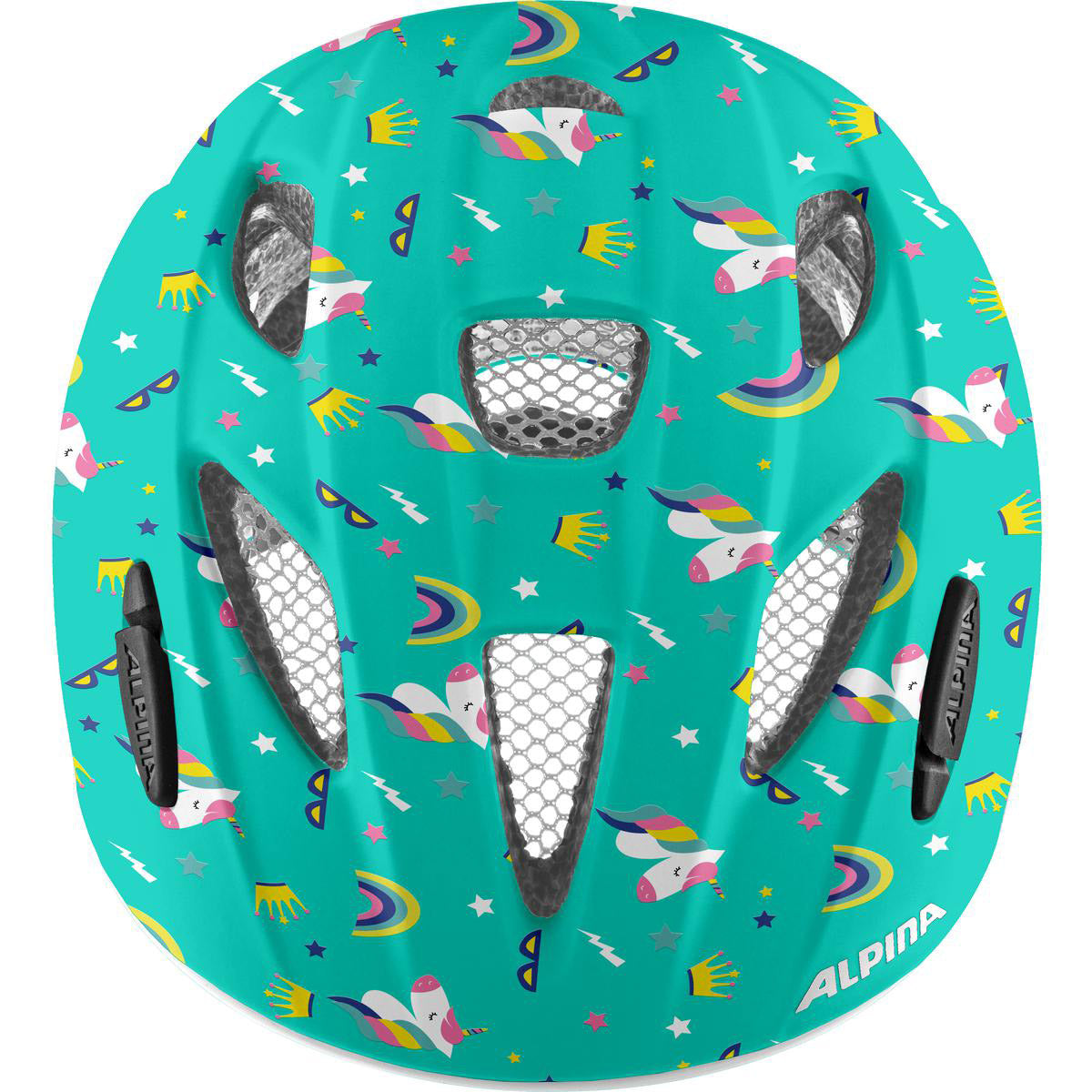 Vêtements de sport olympiques alpina sports casque pour enfants ximo flash licorne 45-49 brillant