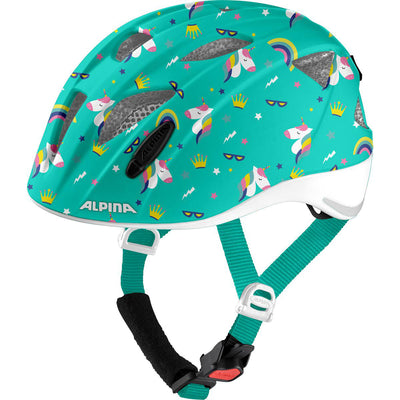 Vêtements de sport olympiques alpina sports casque pour enfants ximo flash licorne 47-51 brillant