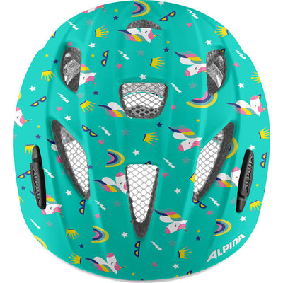 Vêtements de sport olympiques alpina sports casque pour enfants ximo flash licorne 47-51 brillant