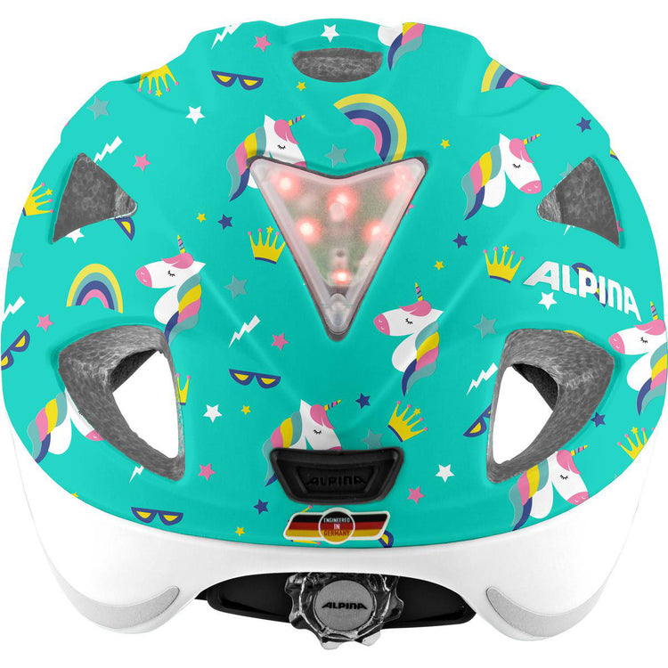 Vêtements de sport olympiques alpina sports casque pour enfants ximo flash licorne 49-54 brillant