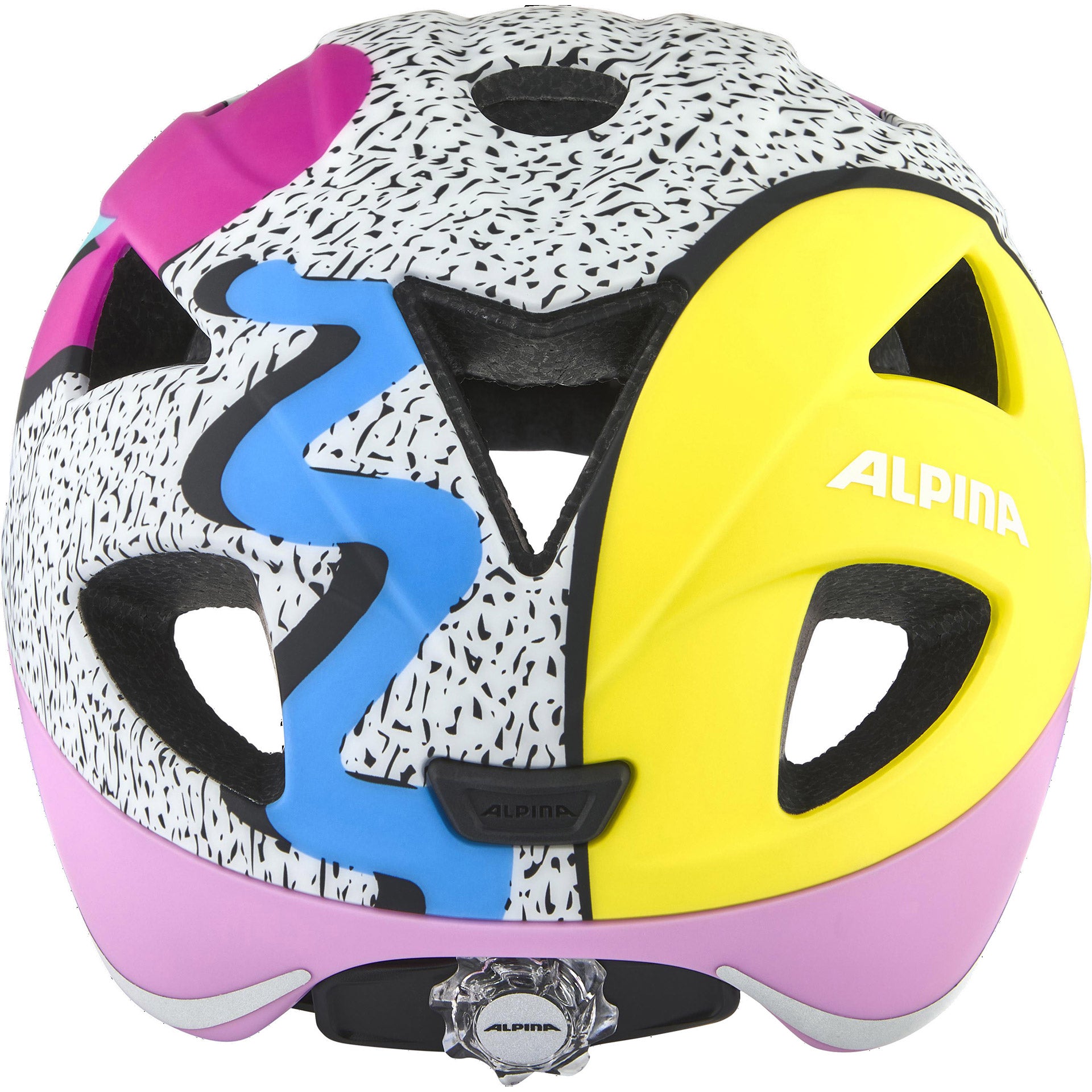 Olympic sportswear alpina sports casque pour enfants ximo flash retro 47-51 mat
