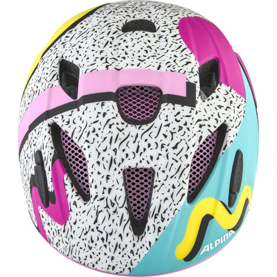 Olympic sportswear alpina sports casque pour enfants ximo flash retro 49-54 mat