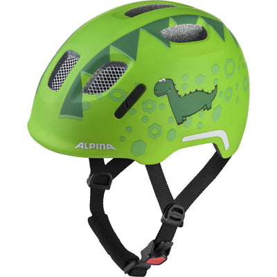 Olympic sportswear alpina sports casque pour enfants ximo flash vert dino 49-54 mat