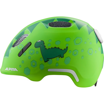 Olympic sportswear alpina sports casque pour enfants ximo flash vert dino 49-54 mat