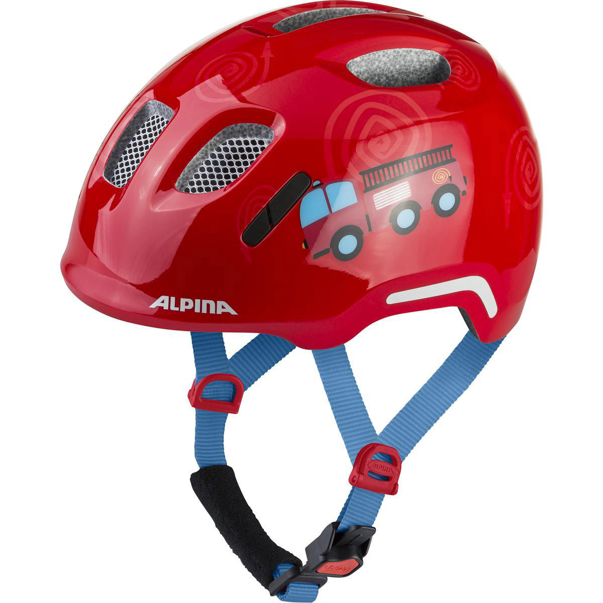 Vêtements de sport olympiques alpina sports casque pour enfants ximo 2 flash pompier 49-54 gl.