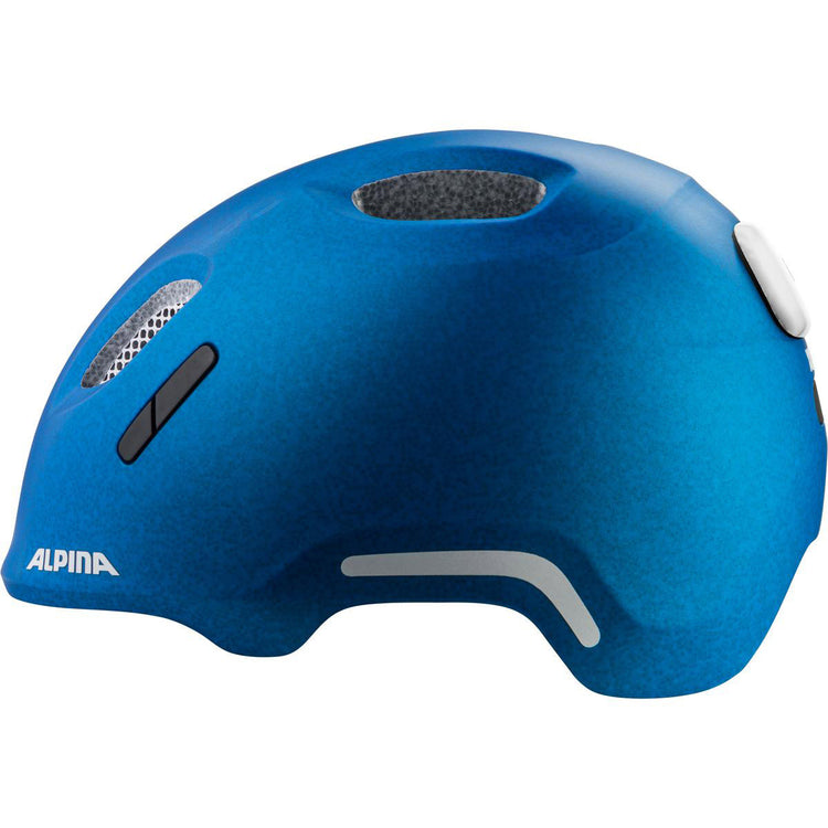 Olympic sportswear alpina sports casque pour enfants ximo 2 flash bleu 45-49 mat