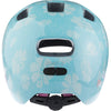 Vêtements de sport olympiques alpina sports casque pour enfants ximo 2 aqua rose flower 45-49 brillant