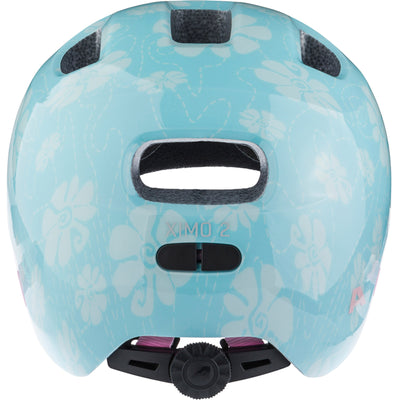 Vêtements de sport olympiques alpina sports casque pour enfants ximo 2 aqua rose flower 45-49 brillant