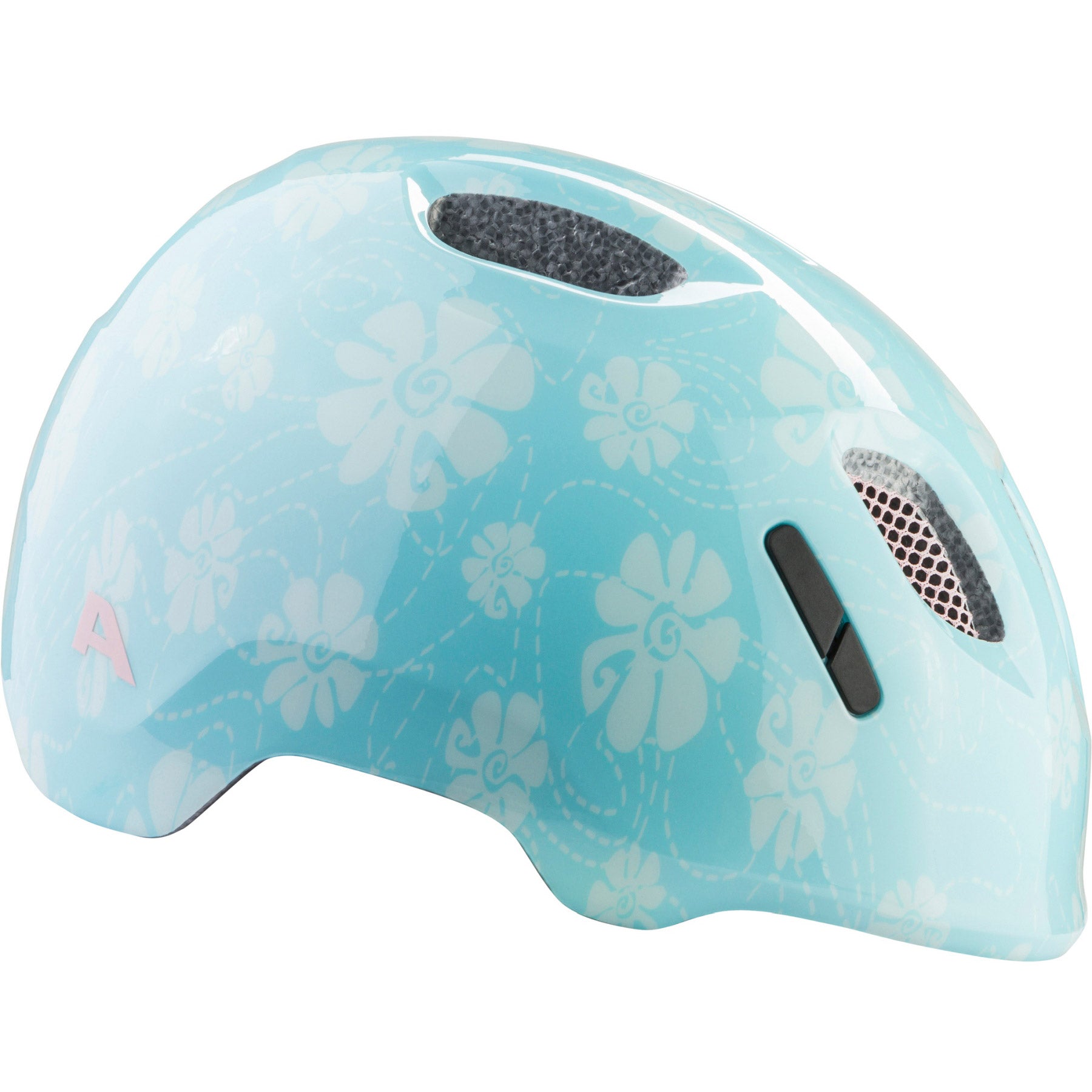 Vêtements de sport olympiques alpina sports casque pour enfants ximo 2 aqua rose flower 49-54 brillant