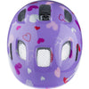 Olympic sportswear alpina sports casque pour enfants ximo 2 coeurs violets 45-49 brillant