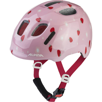 Olympic sportswear alpina sports casque pour enfants ximo 2 fraise 45-49 brillant