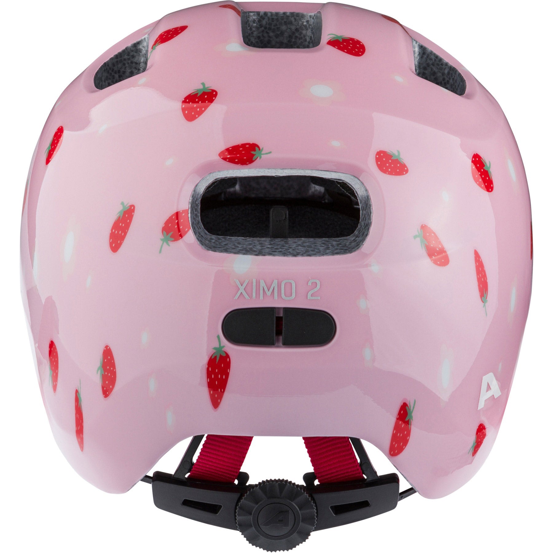 Olympic sportswear alpina sports casque pour enfants ximo 2 fraise 49-54 brillant