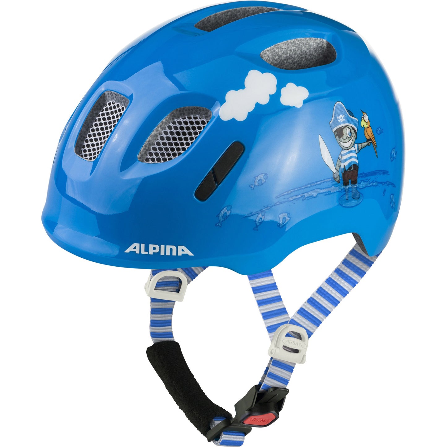 Vêtements de sport olympiques alpina sports casque pour enfants ximo 2 ahoi 49-54 brillant