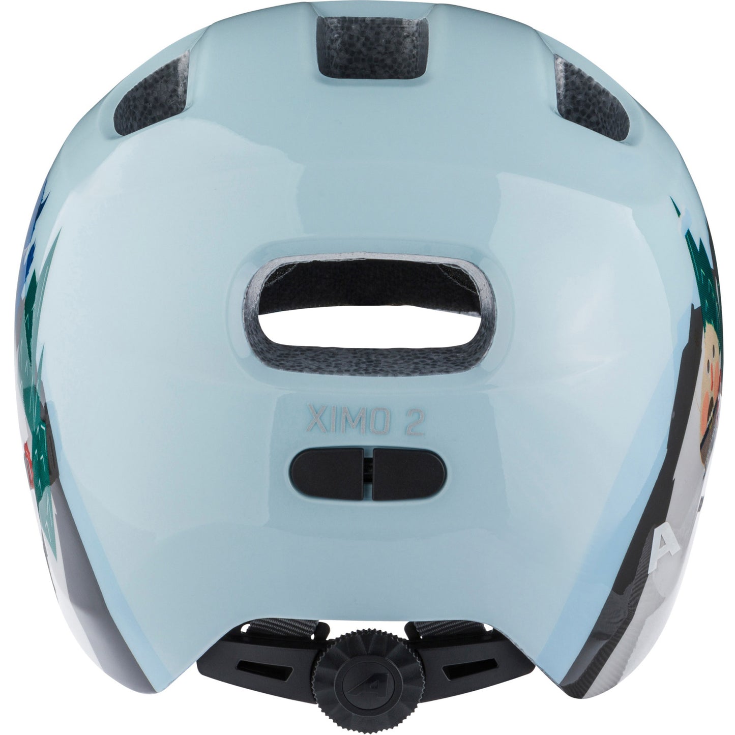 Olympic Sportswear Alpina Sports casque pour enfants Ximo 2 Mountain Monster 45-49 brillant