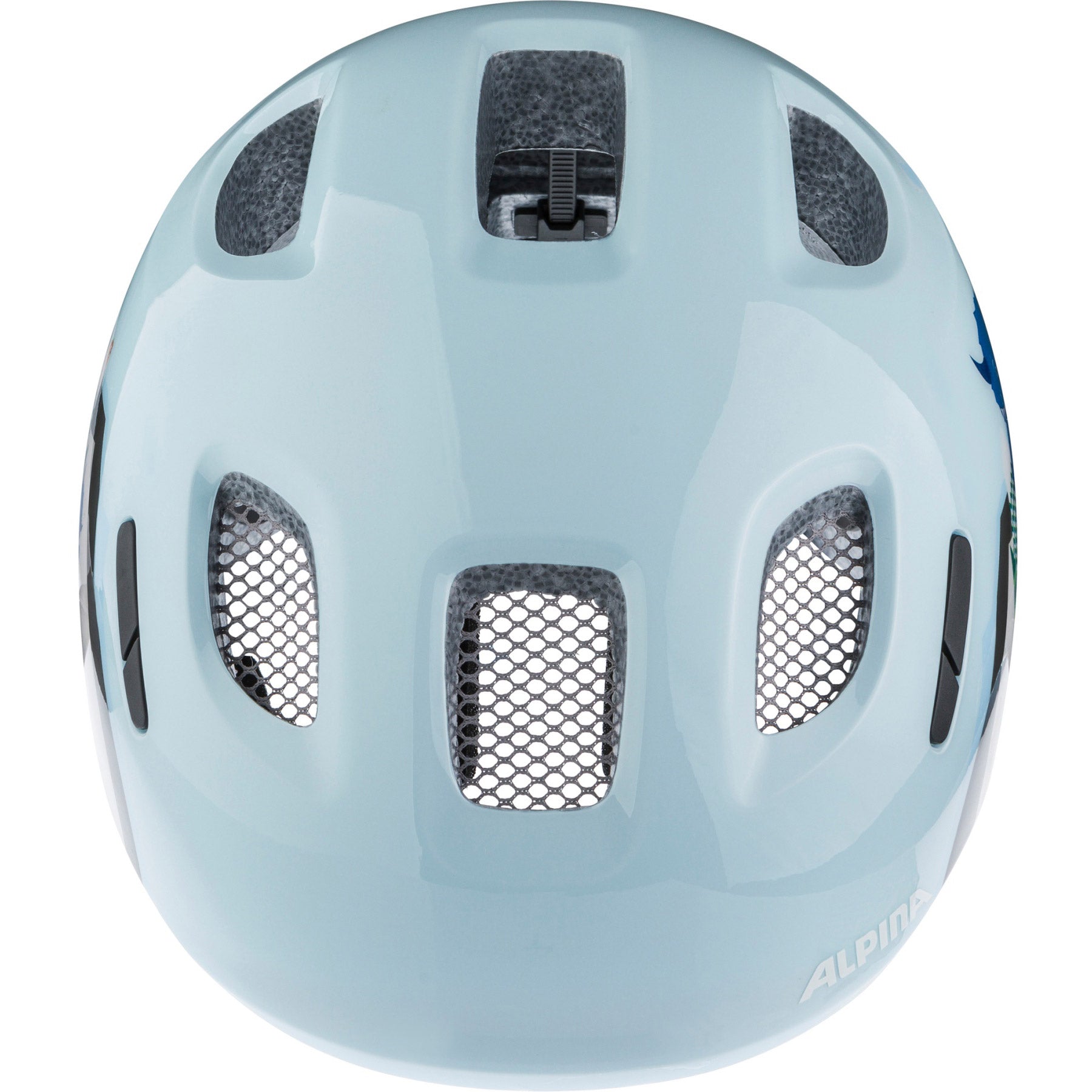 Olympic Sportswear Alpina Sports casque pour enfants Ximo 2 Mountain Monster 45-49 brillant