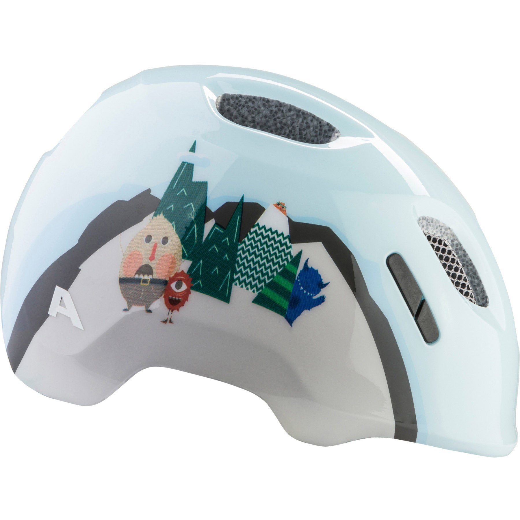 Olympic Sportswear Alpina Sports casque pour enfants Ximo 2 Mountain Monster 49-54 brillant
