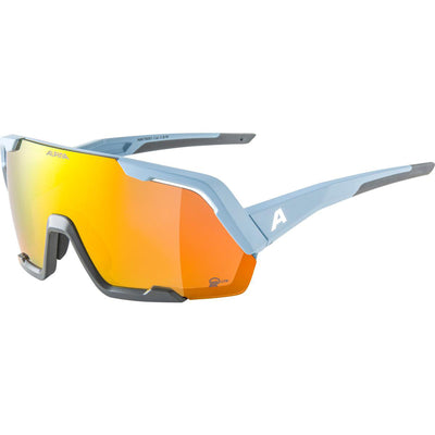 Vêtements de sport olympiques alpina sports lunettes de sport rocket q-lite bleu clair mat