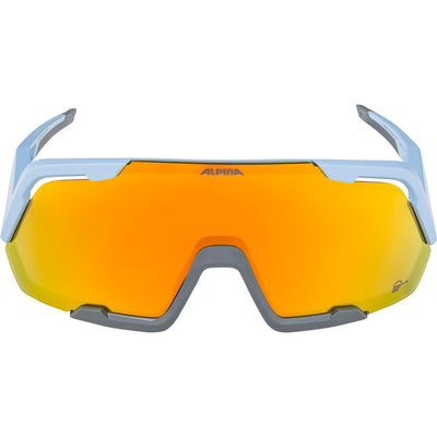 Vêtements de sport olympiques alpina sports lunettes de sport rocket q-lite bleu clair mat