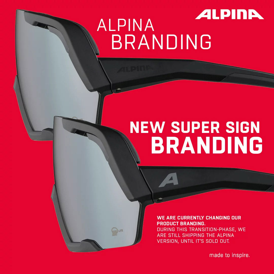 Olympic sportswear alpina sports lunettes de sport rocket q-lite gris mat