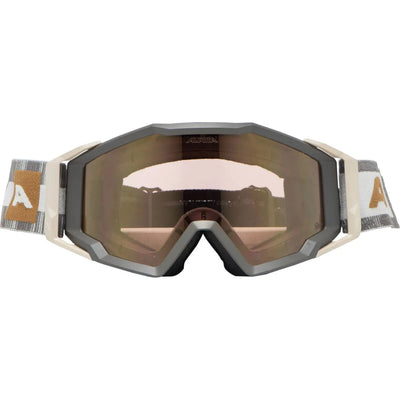 Vêtements de sport olympiques alpina sports lunettes de sport circus q-lite marron mat