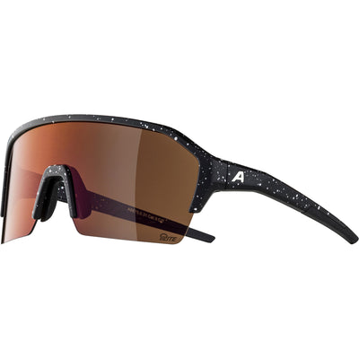 Vêtements de sport olympiques alpina sports lunettes de sport ram hr q-lite rouge lentille miroir noir
