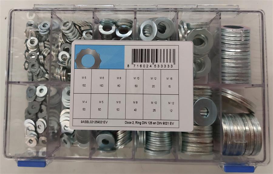 Assortiment d'anneaux d125+d9021 elvz