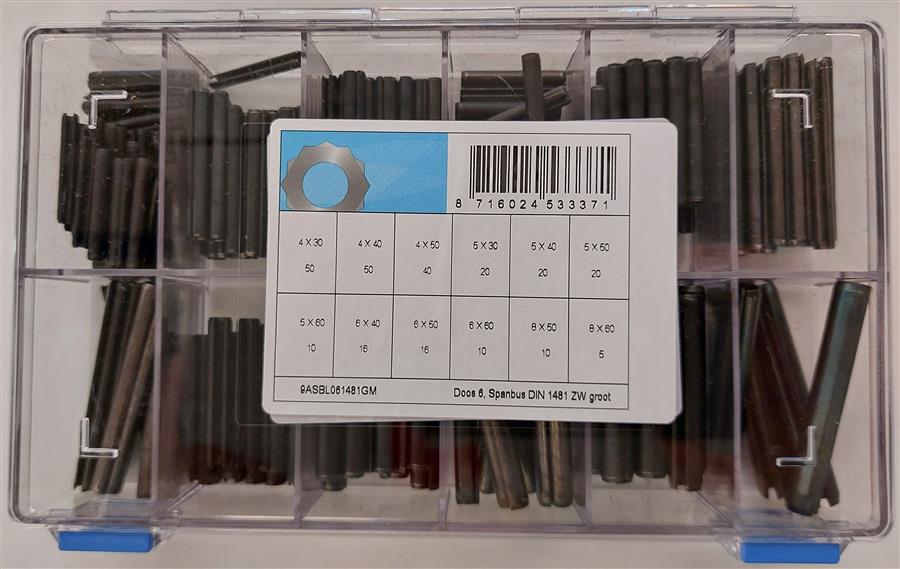 Assortiment douille de serrage d1481 noir grand