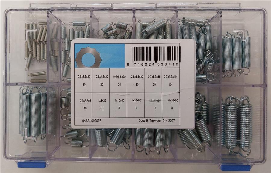 Assortiment de ressorts de tension d2097