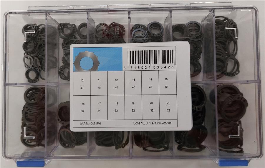 Assortiment de bagues de retenue de boîtier d472