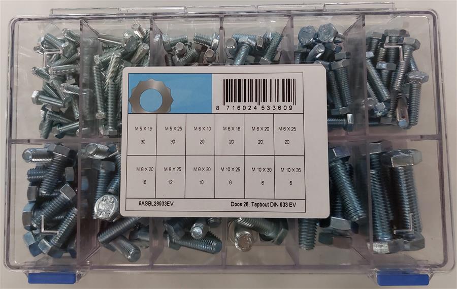 Assortiment de boulons de robinet d933 elvz