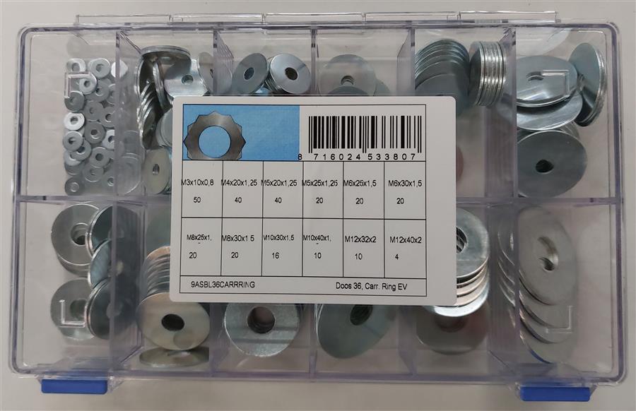 Assortiment d'anneaux de carrosserie, elvz